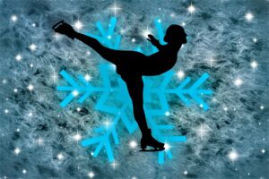 skater, silhouette, woman, performance, sports, ice-skating, nature, athlete, winter, girl, snow, female